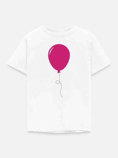 Ballon - Kinder T-Shirt - Weiß