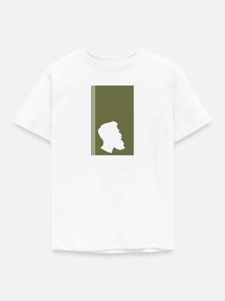 Bart Baertig Hipster - Kinder T-Shirt - Weiß
