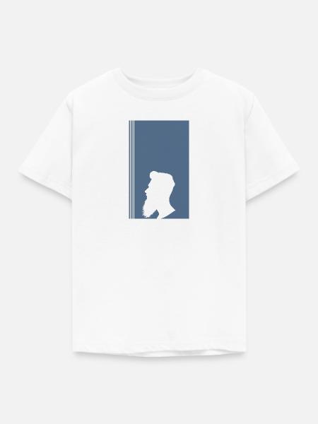 Bart Gentleman Hipster - Kinder T-Shirt - Weiß