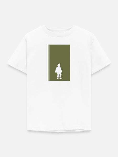 Feuerwehrfrau - Kinder T-Shirt - Weiß