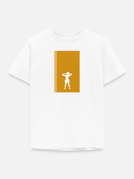Bodybuilding Gym Muskel - Kinder T-Shirt - Weiß