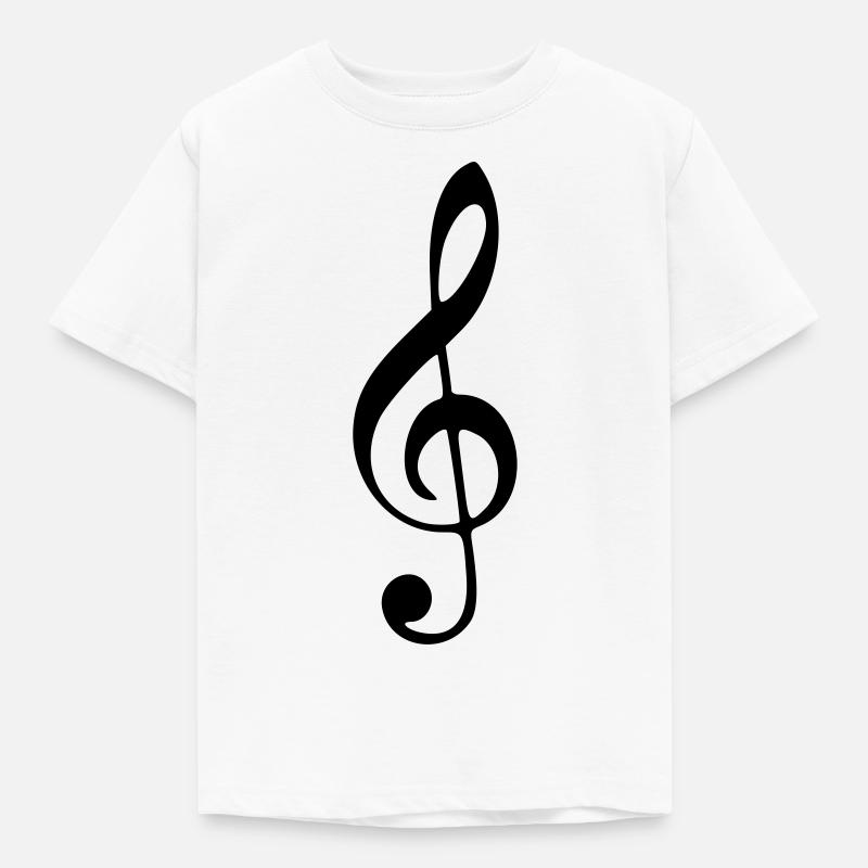 Chiave di violino - Maglietta per bambini - bianco