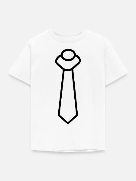 Binden - Kinder T-Shirt - Weiß