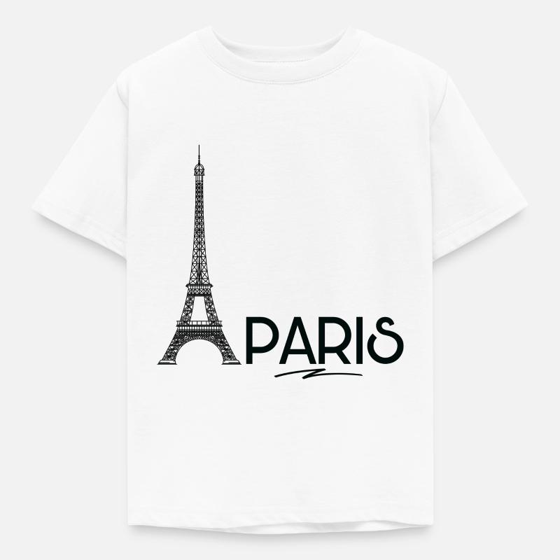Paris - Tour Eiffel - T-shirt Enfant - blanc