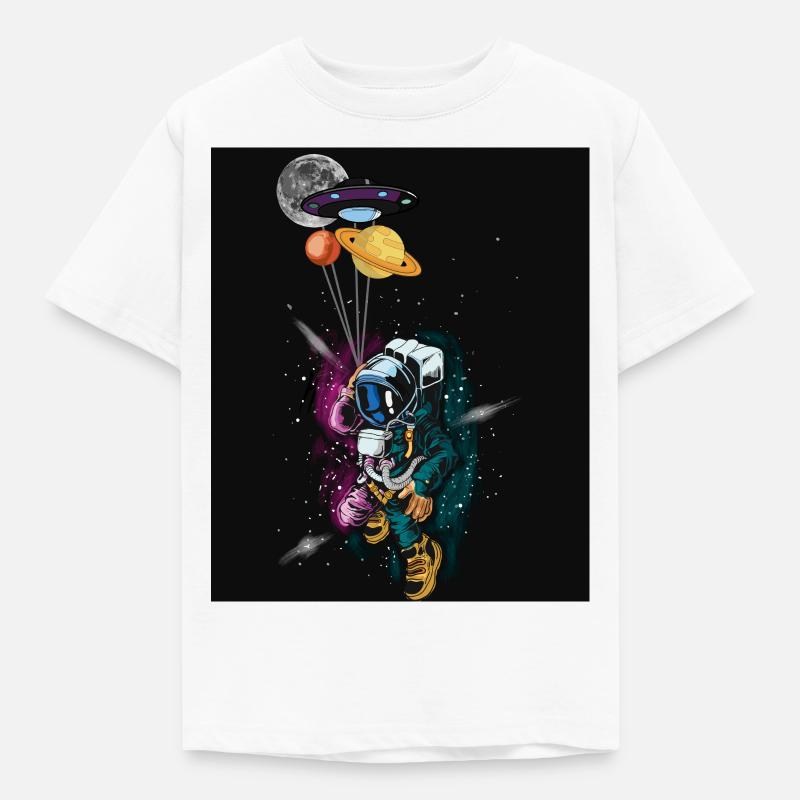 Astronaute spatial - T-shirt Enfant - blanc