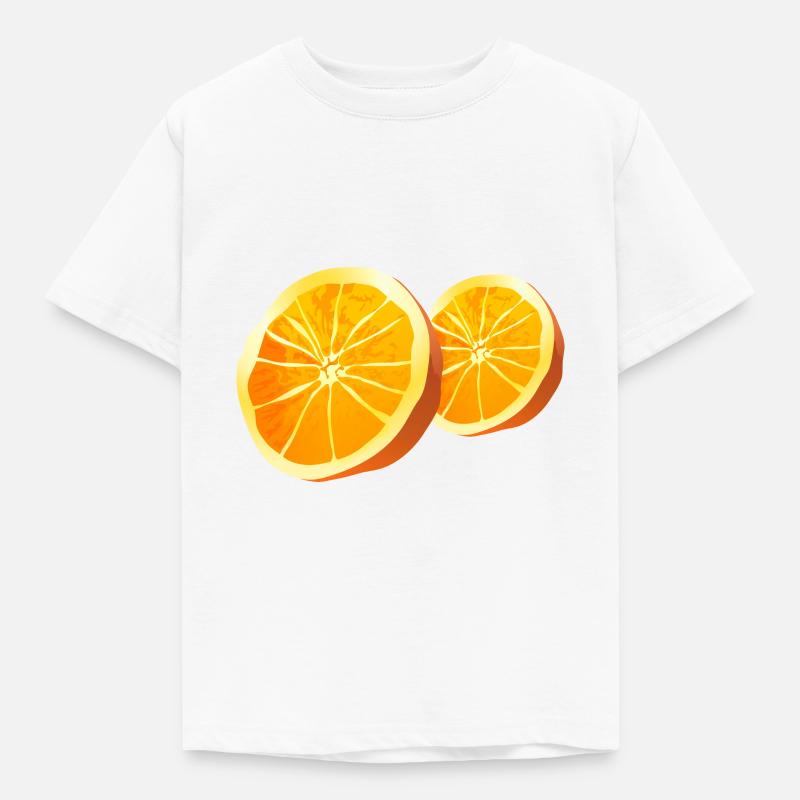 Orange Fruit Fruit Fruit 2 - Kids' T-Shirt - white