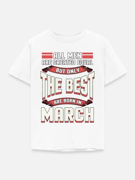 march - Kinder T-Shirt - Weiß