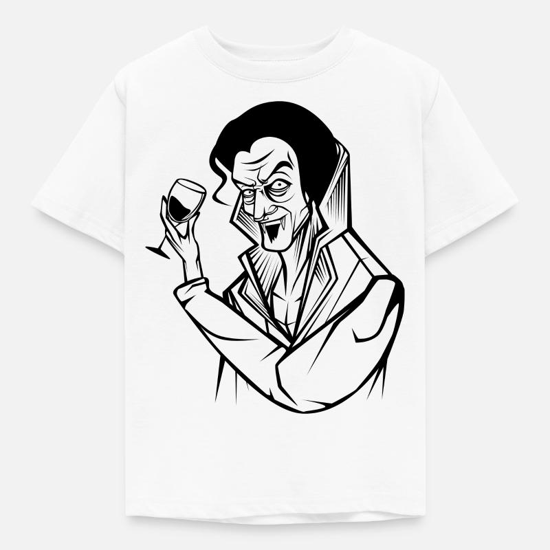 Vampir - Kinder T-Shirt - Weiß