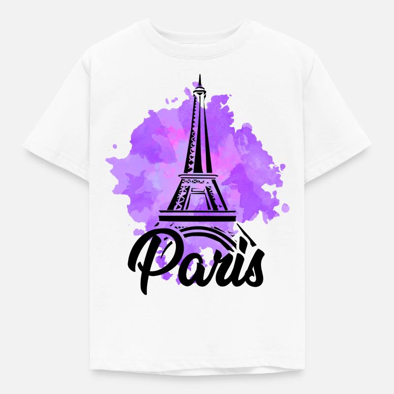Tour eiffel paris - T-shirt Enfant - blanc