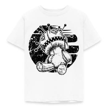 Voodoo Puppe - Kinder T-Shirt - Weiß - Vorne - AI Model Kid Male (0cm)