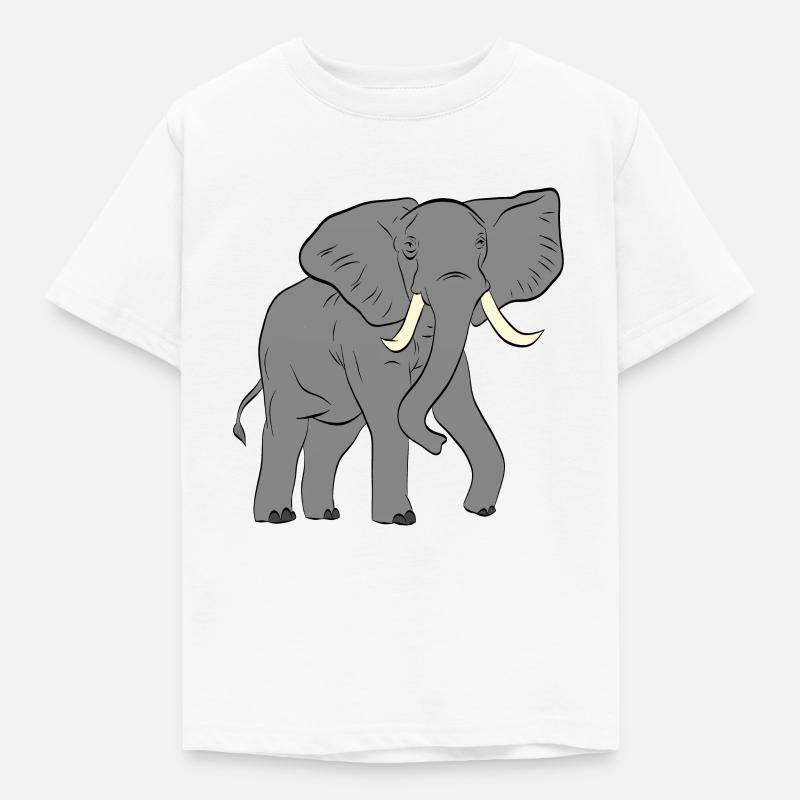 Elephant - Elephant - Kids' T-Shirt - white