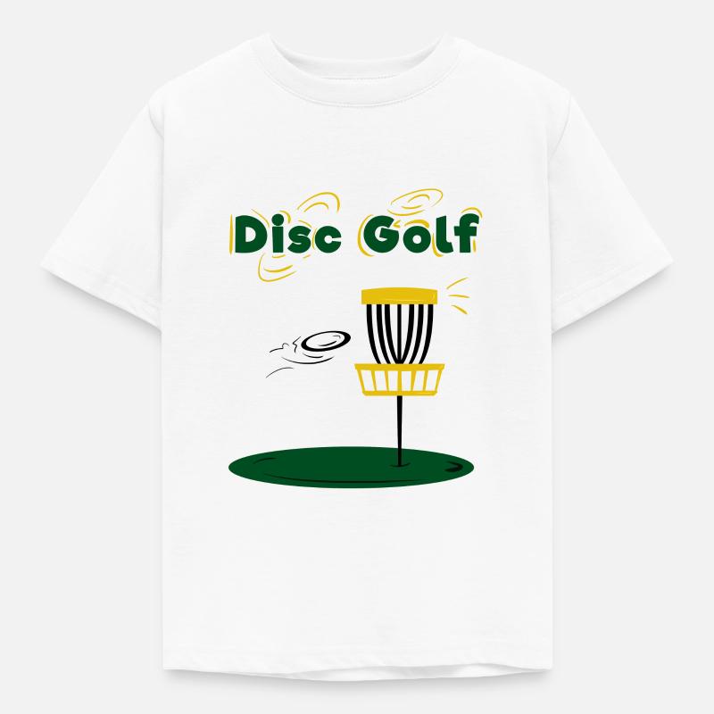Disc Golf - Kids' T-Shirt - white