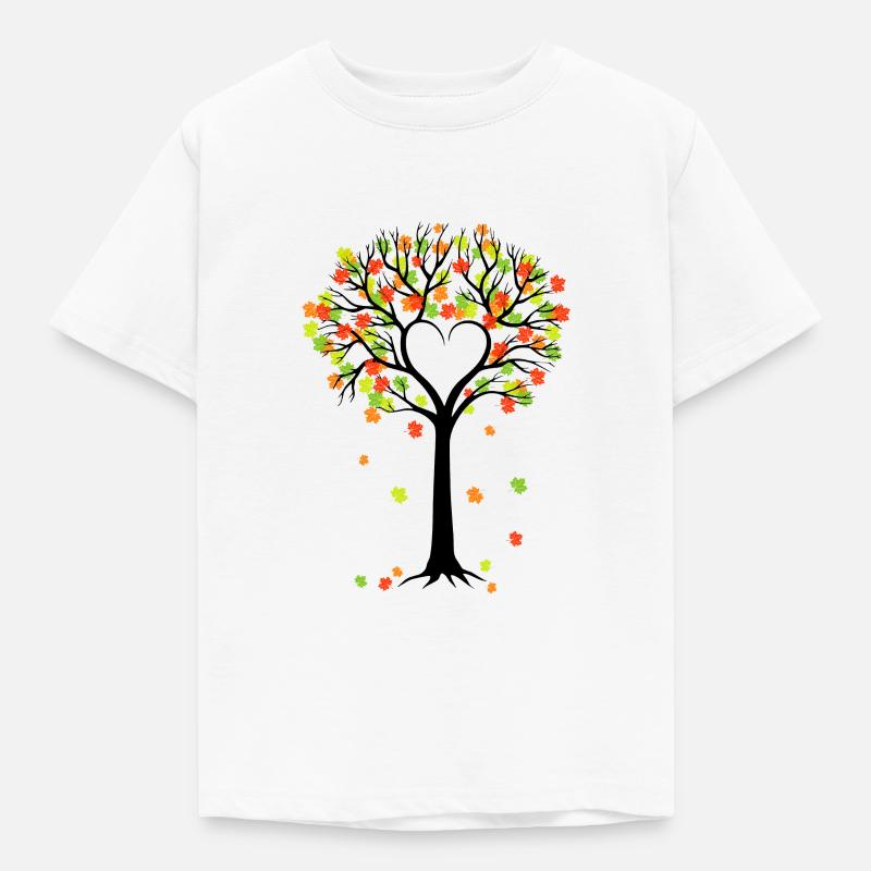 Herbst - Kinder T-Shirt - Weiß