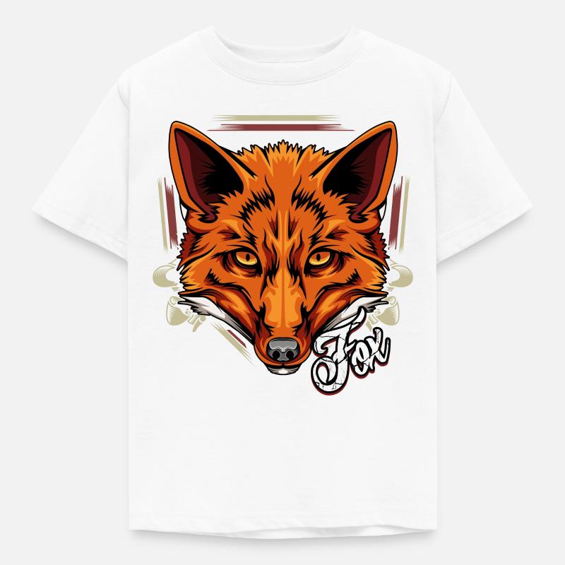 Fuchs - Kinder T-Shirt - Weiß