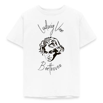 Ludwig van Beethoven - Composer, Classical Music - Kids' T-Shirt - white - Front - AI Model Kid Male (0cm)