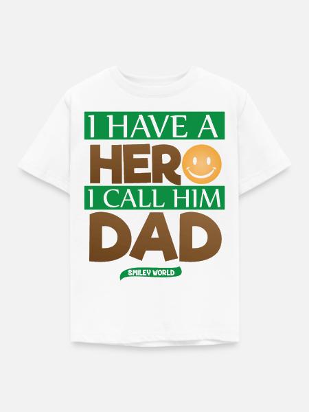 Vater und Sohn - Kinder T-Shirt - Weiß