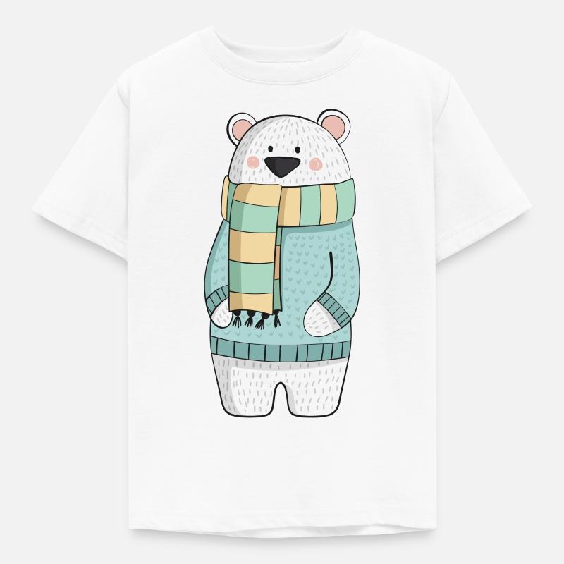 Hiver de Eisbaer - T-shirt Enfant - blanc