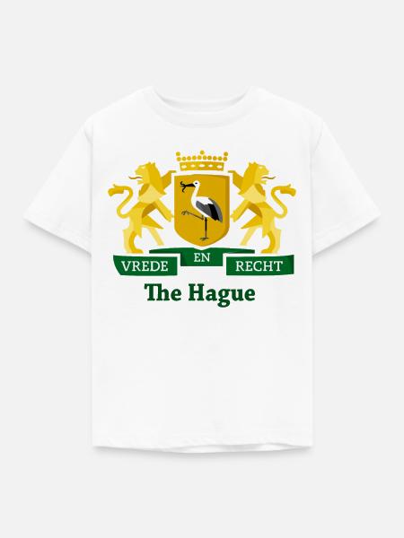 DER HAAG - Kinder T-Shirt - Weiß