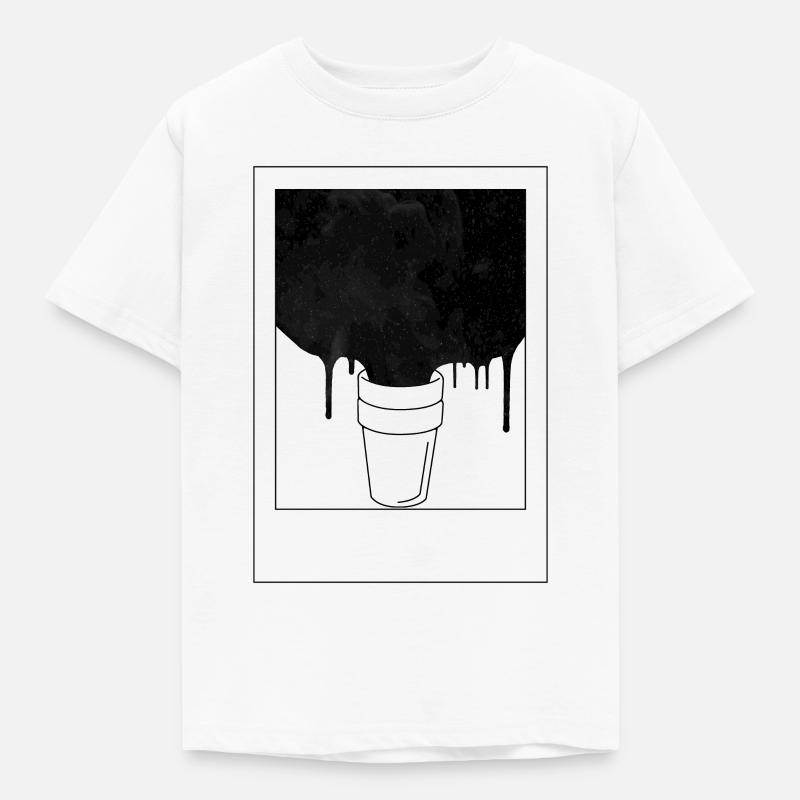 Doublecup Space - Kids' T-Shirt - white