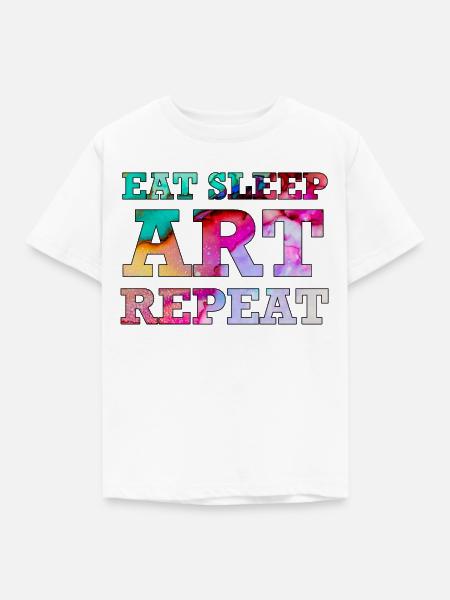 Kunst - Kinder T-Shirt - Weiß
