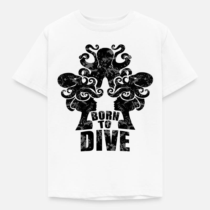 plongeur - T-shirt Enfant - blanc