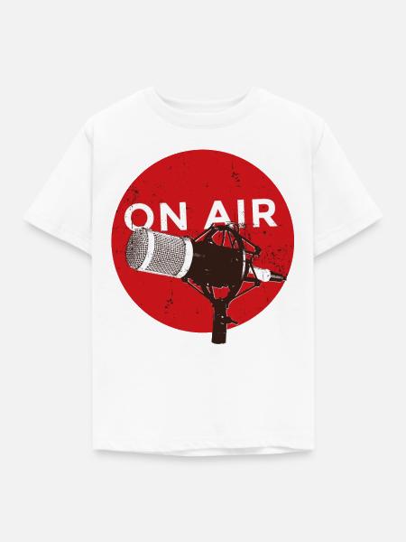 on air - Kinder T-Shirt - Weiß