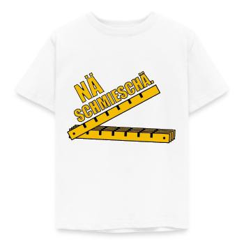 Règle de pliage de Zollstock dicton saxon saxon - T-shirt Enfant - blanc - Devant - AI Model Kid Male (0cm)