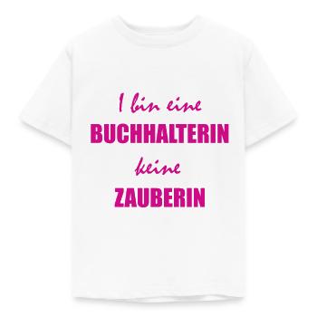 Buchhalter - Kinder T-Shirt - Weiß - Vorne - AI Model Kid Male (0cm)