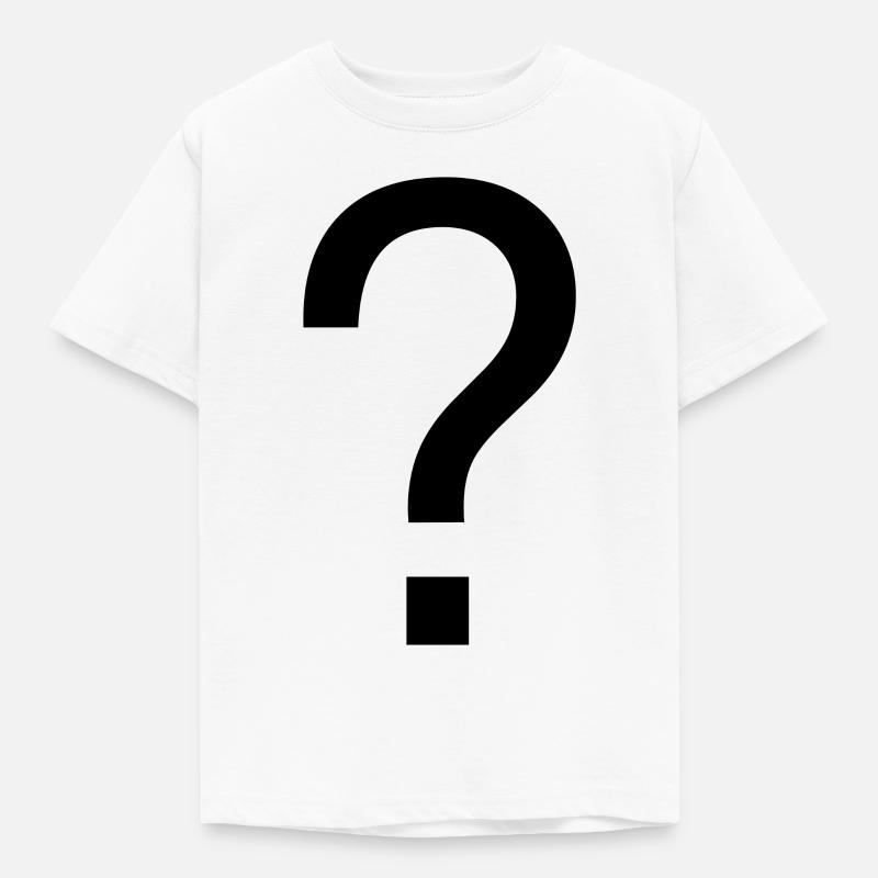 ?, Point d'interrogation - T-shirt Enfant - blanc