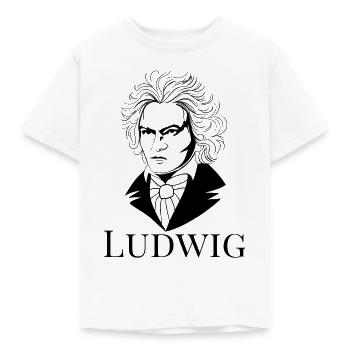 Ludwig van Beethoven - T-shirt Enfant - blanc - Devant - AI Model Kid Male (0cm)