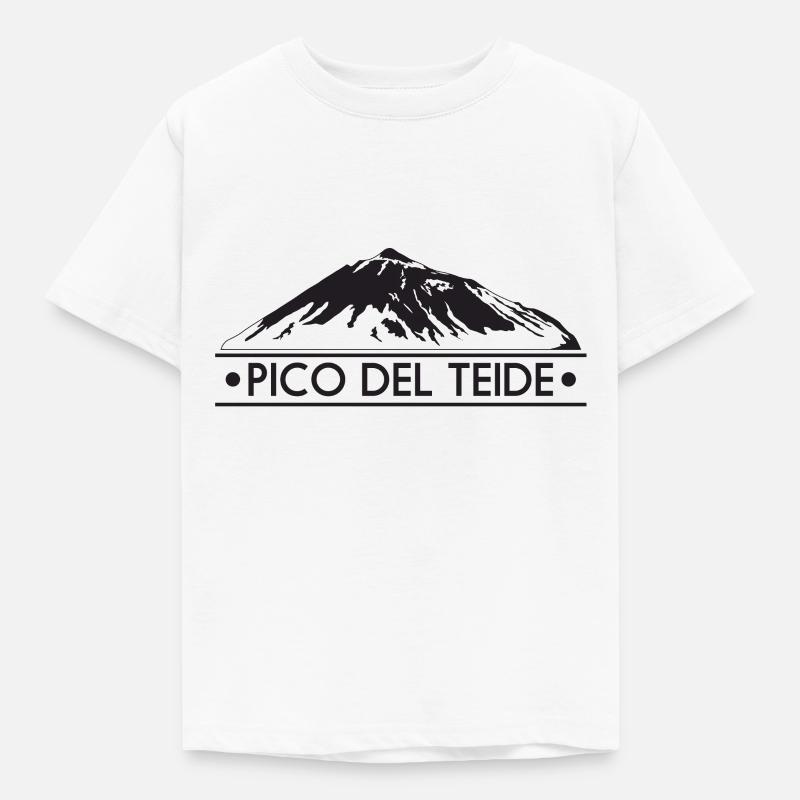 Pico del Teide - Kinder T-Shirt - Weiß