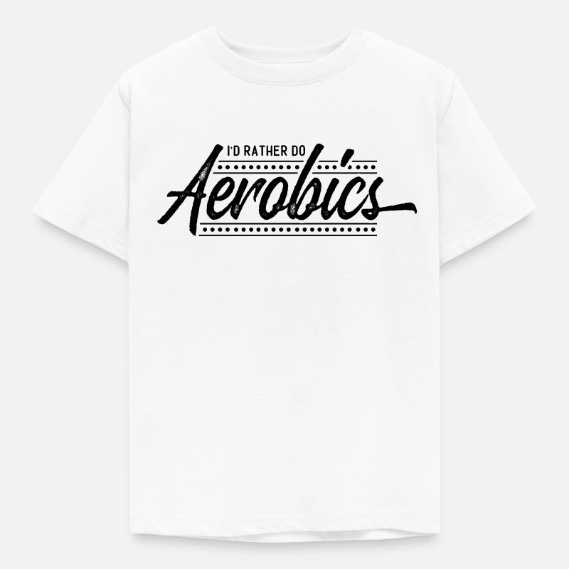 Step Aerobic - Kinder T-Shirt - Weiß