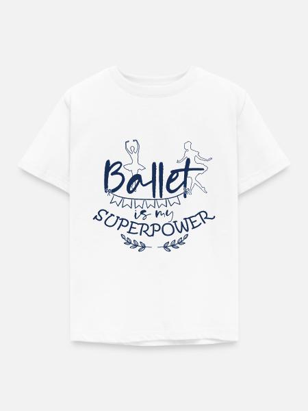 Ballett Ballett Ballett Ballett - Kinder T-Shirt - Weiß