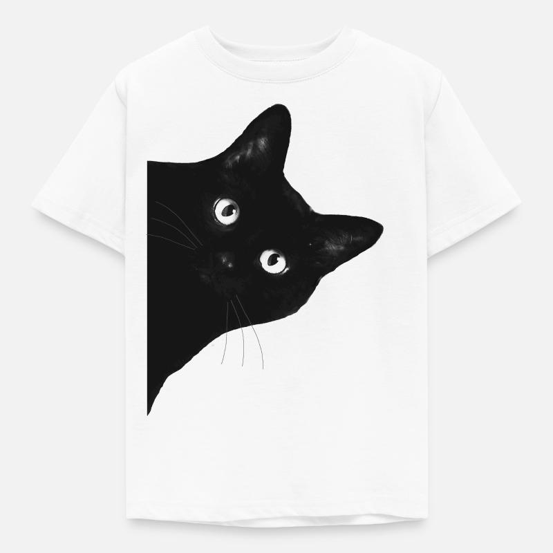 chat - T-shirt Enfant - blanc