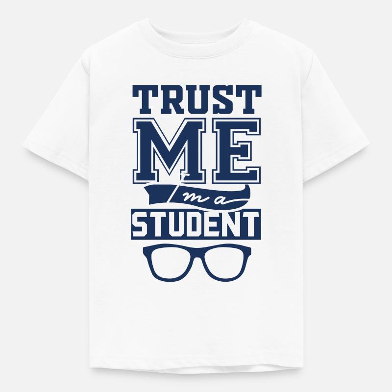 Student Student Student Student - Kinder T-Shirt - Weiß