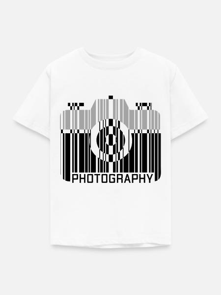 Photography - Kinder T-Shirt - Weiß