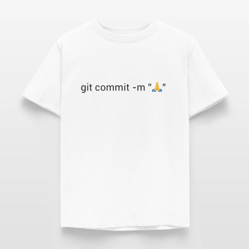 Programmer Git Pray Kids' T-Shirt