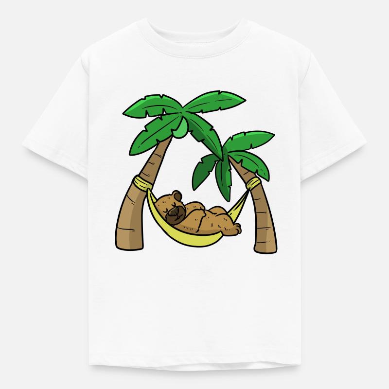 Bear hammock bear hammock - Kids' T-Shirt - white