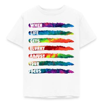 PHOTOGRAPHY | LIFE - Kids' T-Shirt - white - Front - AI Model Kid Male (0cm)
