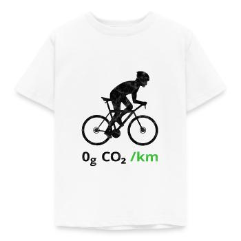 Vélo Protection de l'environnement Protection du climat - T-shirt Enfant - blanc - Devant - AI Model Kid Male (0cm)