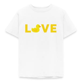 Badeente Gummiente - Kinder T-Shirt - Weiß - Vorne - AI Model Kid Male (0cm)