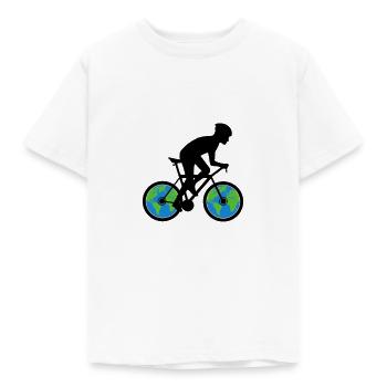 Vélo Protection de l'environnement Protection du climat - T-shirt Enfant - blanc - Devant - AI Model Kid Male (0cm)
