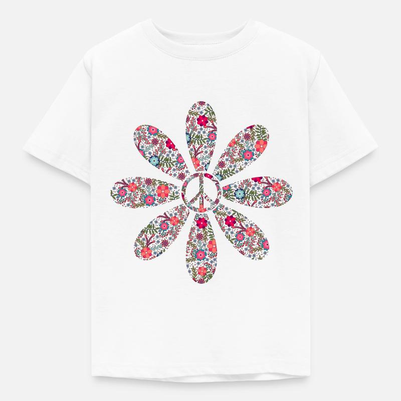 Force des fleurs - T-shirt Enfant - blanc