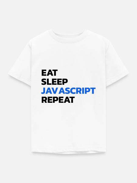 Programmierer Entwickler Javascript - Kinder T-Shirt - Weiß