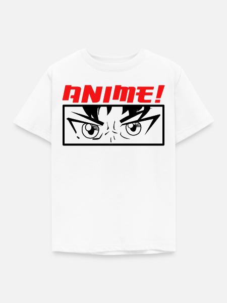 Anime - Kinder T-Shirt - Weiß