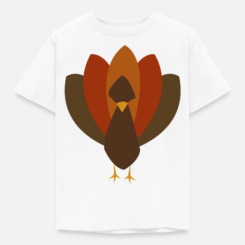 Conception de la dinde - T-shirt Enfant - blanc