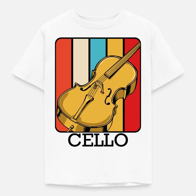 Cello - Kinder T-Shirt - Weiß