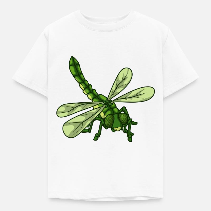 Libelle - Kinder T-Shirt - Weiß