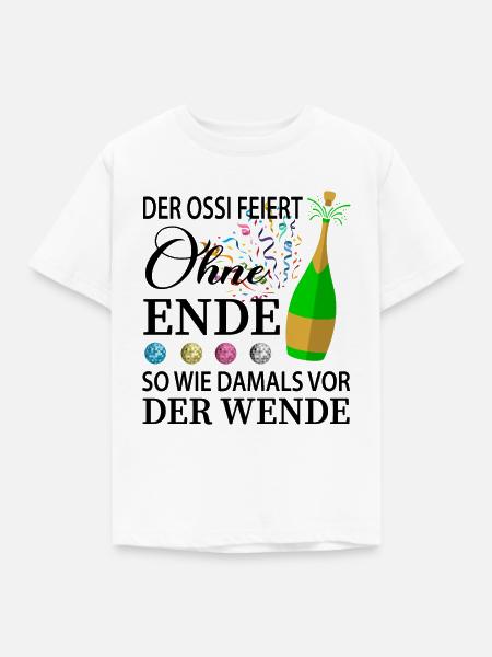 DDR Ossi - Kinder T-Shirt - Weiß
