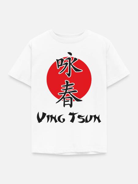 Ving Tsun Kung Fu - Kinder T-Shirt - Weiß